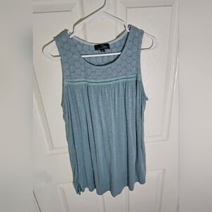 Suzanne Betro Womens Tunic Flowy Tank Top Small
